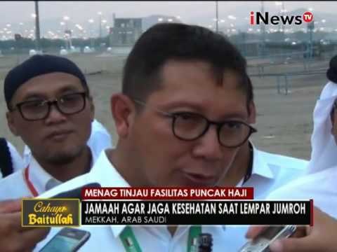Menag tinjau persiapan fasilitas puncak Haji di Arafah - iNews Pagi 08/09