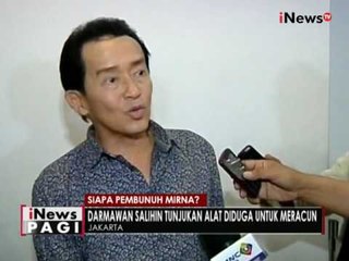 Darmawan Salihin menunjukkan alat yang diduga dipakai Jessica meracuni Mirna - iNews Pagi 08/09