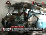 Bus tabrak Masjid dua penumpang tewas, 5 luka luka - iNews Petang 08/09