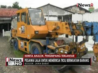 Скачать видео: Kereta barang & kereta troli bertabrakan, jadwal KRL terganggu - iNews Siang 09/09