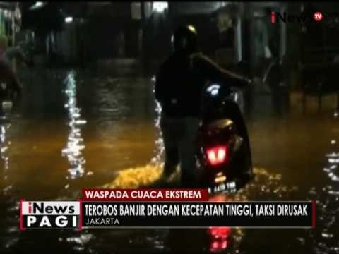 Hujan deras yang mengguyur Ibukota menyebabkan banjir disejumlah titik di Jaksel - iNews Pagi 08/09