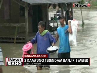 Download Video: Hujan deras di Lebak Banten akibatkan banjir di 2 kampung setinggi 1 meter - iNews Siang 12/09