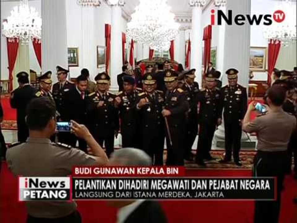 Suasana usai pelantikan Budi Gunawan sebagai kepala BIN - iNews Petang  09/09
