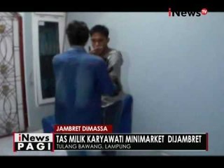 Tertangkap saat beraksi, 1 dari 2 penjambret dihajar warga di Lampung - iNews Pagi 14/09