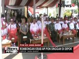 PON XIX Jawa Barat, rombongan kirab api PON singgah di Depok - iNews Petang 13/09