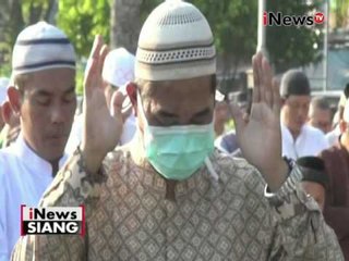 Ribuan umat muslim di Palangkaraya, solat Idul Adha dengan paparan asap - iNews Siang 12/09