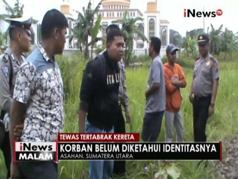 Seorang pria ditemukan tewas mengenaskan dipinggir rel kereta api di Sumut - iNews Malam 12/09