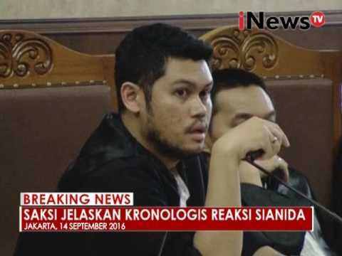 Saksi jelaskan Kronologis reaksi Sianida - iNews Breaking News 15/09