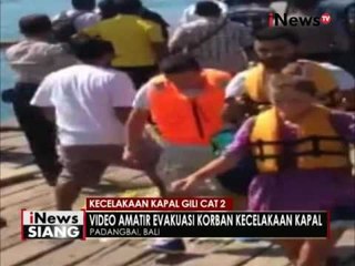 Video amatir, evakuasi korban ledakan kapal di Bali - iNews Siang 16/09