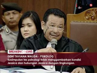 Saksi Psikolog : Kesimpulan tes psikologi Jessica tidak lengkap - iNews Breaking News 19/09