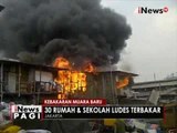 30 rumah semi permanen di Muara Baru, Penjaringan, Jakut ludes terbakar - iNews Pagi 20/09