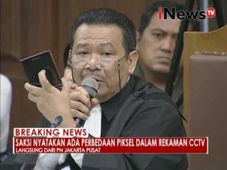 Saksi ahli jelaskan analisa setiap gambar rekaman CCTV - iNews Breaking News 15/09