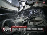 4 mobil terlibat tabrakan beruntun di jalan Lintas Sumatera, Asahan, Sumut - iNews Pagi 20/09