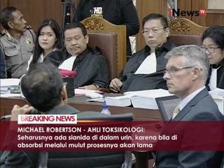 Michael Robertson : Seharusnya ada sianida di dalam urin - iNews Breaking News 21/09