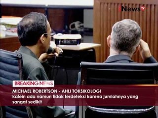 Michael Robertson : seharusnya kafein juga ditemukan didalam urine - iNews Breaking News 21/09