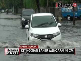 Banjir Ibukota, ketinggian mencapai 40 cm - iNews Pagi 22/09