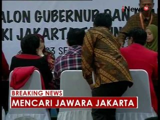 Ahok dan Djarot menandatangani persyaratan pencalonan di DKI 1 - iNews Breaking News 21/09