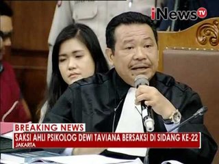 Ahli menjelaskan tak cukup menilai Gesture hanya dari CCTV - iNews Breaking News 22/09