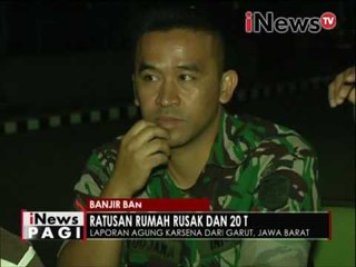 Live Report (Agung Karsena): Pengungsi banjir bandang Garut - iNews Pagi 22/09