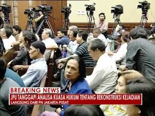 JPU tanggapi analisa kuasa hukum tentang rekonstruksi kejadian - iNews Breaking News 17/10