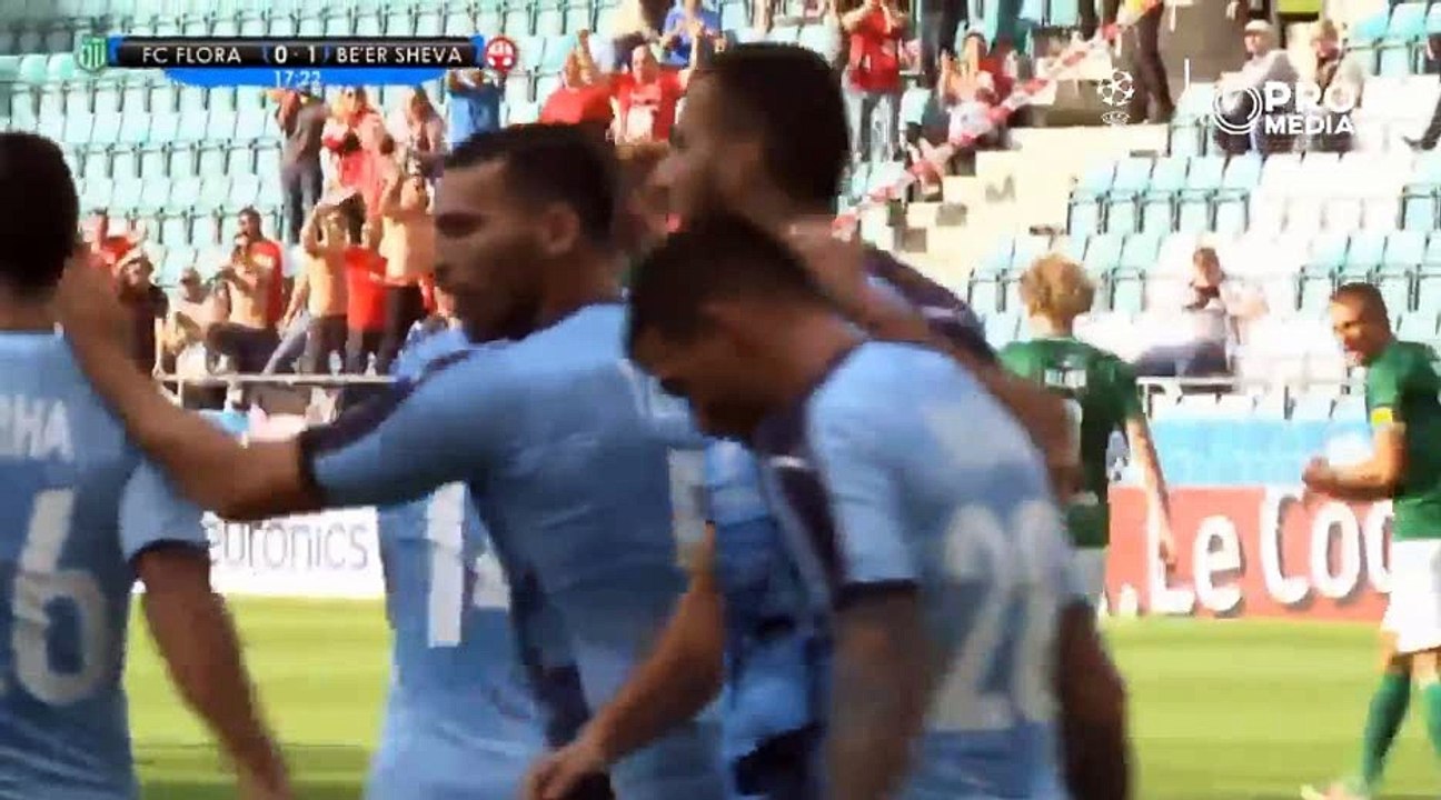 Ben Sahar  Goal HD -  Flora 0 - 1	 H. Beer Sheva 19.07.2018 HD