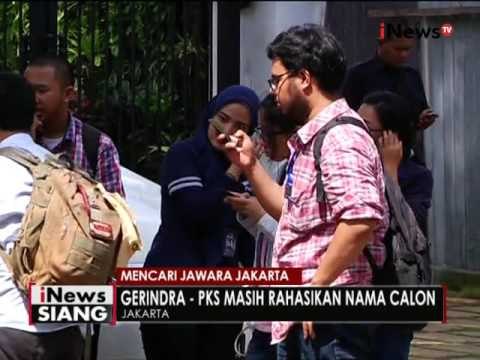 Gerindra & PKS masih belum mengumumkan kandidat dalam Pilkada DKI 2017 - iNews Siang 23/09