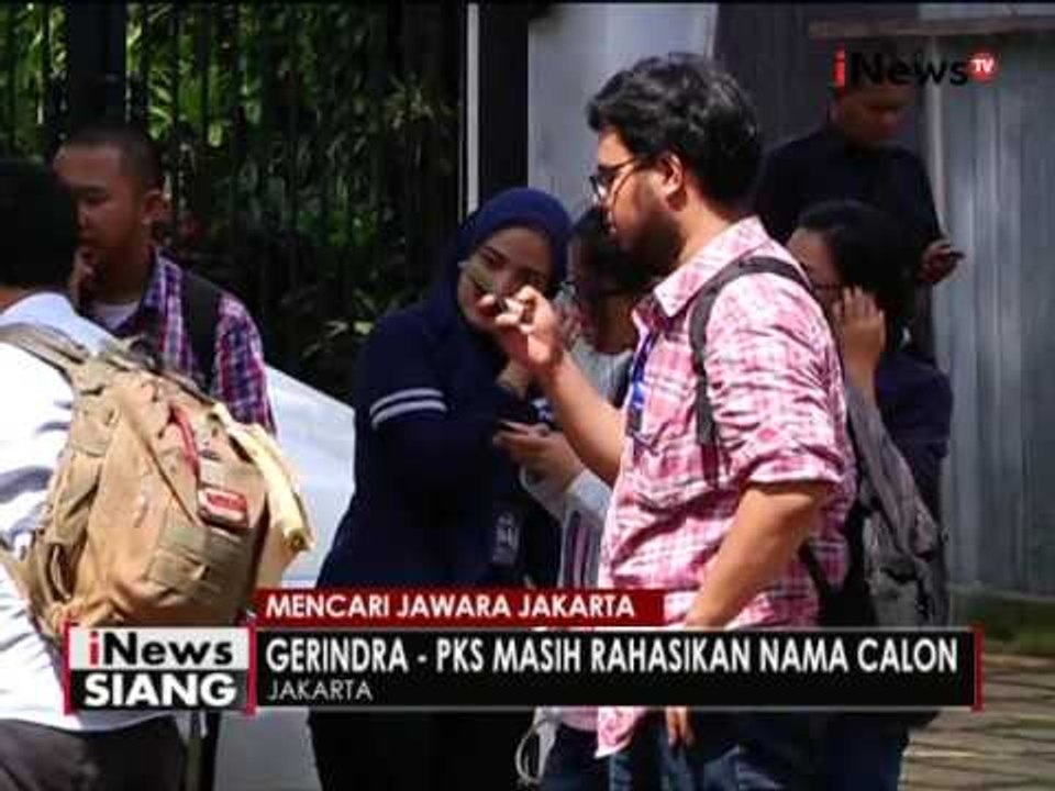 Gerindra & PKS masih belum mengumumkan kandidat dalam Pilkada DKI 2017 - iNews Siang 23/09