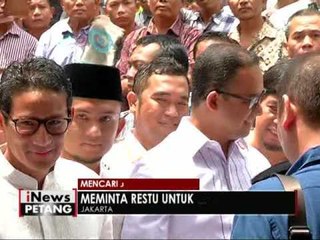 Sandiaga Uno meminta restu pada orang tua untuk maju di DKI 1 - iNews Petang 23/09