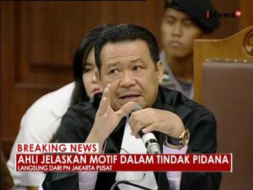 Mudzakir : motif menjadi faktor penentu berat ringannya hukuman terdakwa - iNews Breaking News 26/09