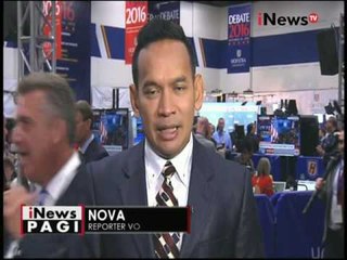 Live Report : laporan tim VOA jelang debat Capres Amerika - iNews Pagi 27/09