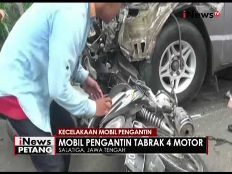 Rem blong, kecelakaan mobil pengantin terjadi di Salatiga - iNews Petang 27/09