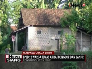 Banjir dan longsor di Ponorogo tewaskan 2 orang warga - iNews Siang 29/09