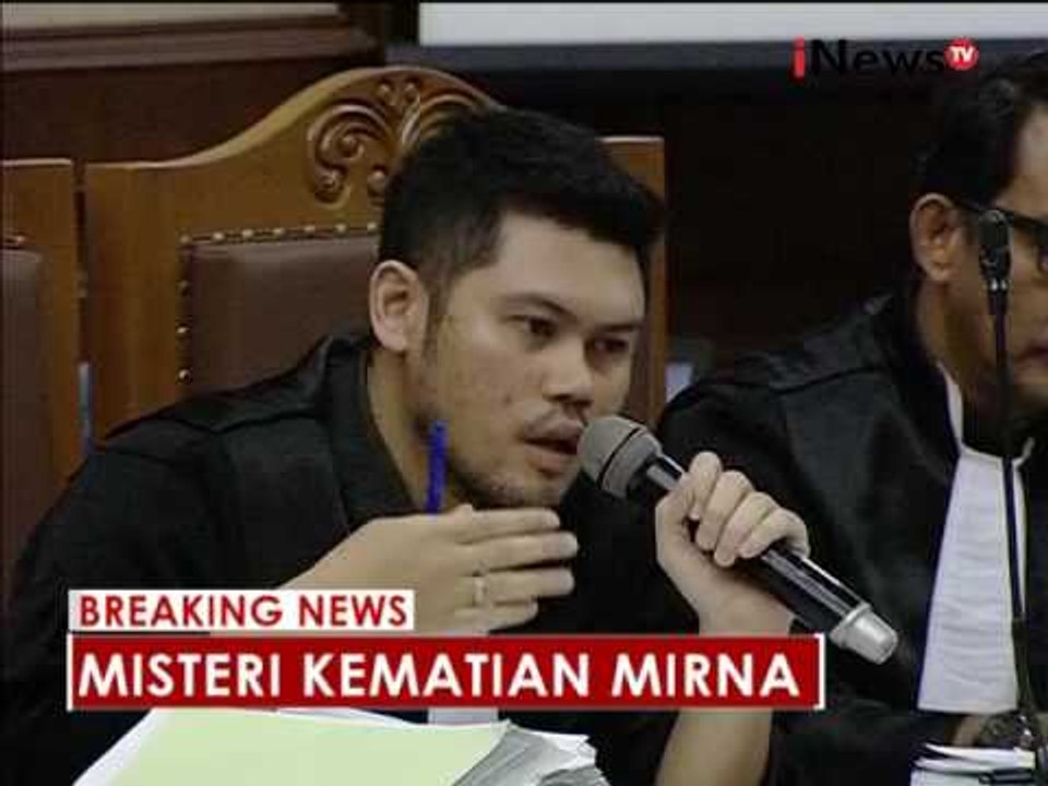 Ada debat JPU dan Jessica disela pertanyaan dari JPU - iNews Breaking News 28/09