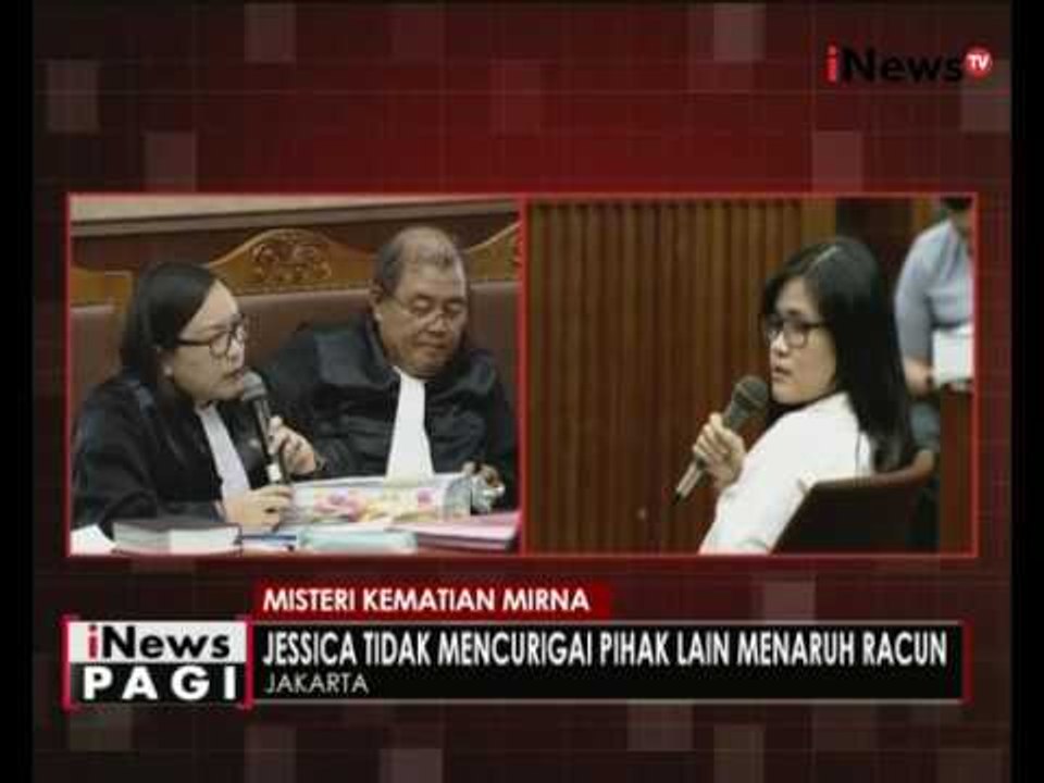JPU sempat bertanya tentang obat-obatan yang dibawa Jessica - iNews Pagi 29/09