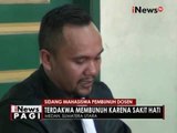JPU mendakwa mahasiswa pembunuh dosen di Medan dengan hukuman mati - iNews Pagi 30/09