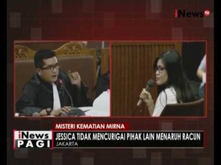 Jessica : saya tidak mencurigai pihak lain menaruh sianida di kopi Mirna - iNews Pagi 29/09