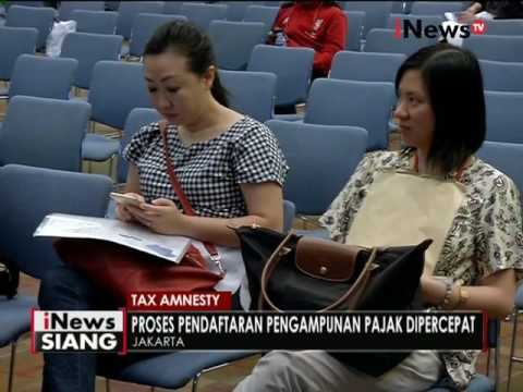 Hari terakhir Tax Amnesty, kantor pajak dipenuhi oleh para wajib pajak - iNews Siang 30/09