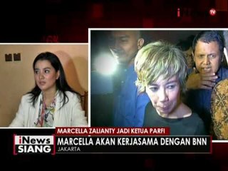 Usai diresmikan menjadi ketua PARFI, Marcella Zalianty akan kerjasama dengan BNN - iNews Siang 03/10