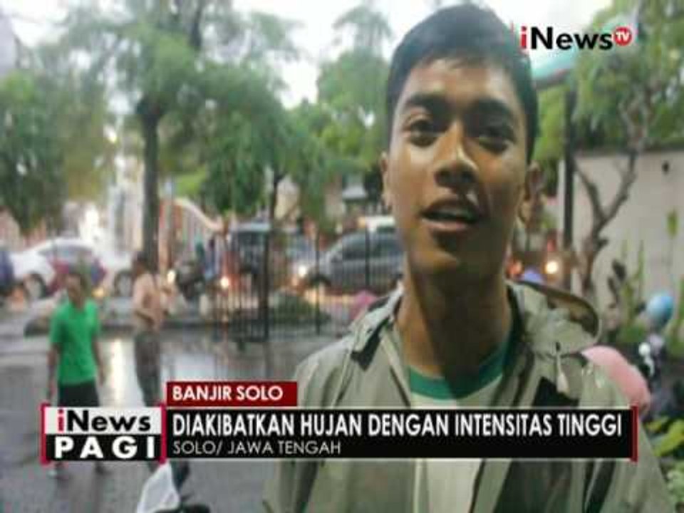 Hujan deras selama 3 jam di Solo, jalan protokol tergenang banjir - iNews Pagi 03/10