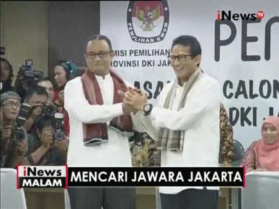 KPUD DKI kembali ingatkan Cagub & Cawagub terkait dana kampanye - iNews Malam 03/10