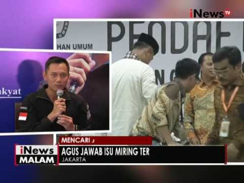 Agus Yudhoyono : terkait pencalonan saya, tidak ada paksaan dari siapapun - iNews Malam 03/10