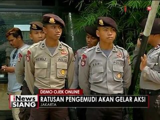 Ratusan pengemudi Gojek demo tuntut perbaikan sistem pembayaran - iNews Siang 03/10