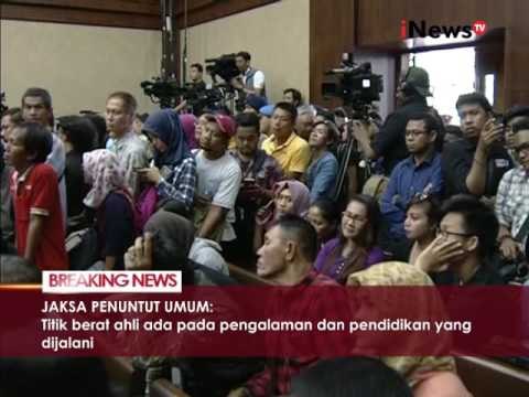 Pembacaan JPU dari hasil barang bukti yang pernah dihadirkan - iNews Breaking News 05/10