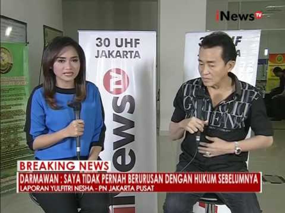 Darmawan Salihin : Saya pasrah dengan putusan pengadilan - iNews Breaking News 05/10