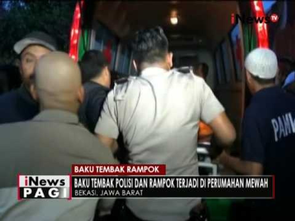 Aksi perampokan bersenjata api terjadi di Bekasi, 1 rampok tewas ditembak petugas - iNews Pagi 06/10