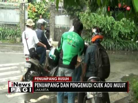 Diduga tak bayar ongkos, penumpang & pengemudi ojek terlibat adu mulut - iNews Pagi 06/10