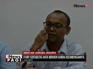 Syarif : Elektablitas Ahok menurun karna kesombongannya sendiri - iNews Pagi 06/10