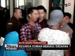 Ricuh sidang pembunuhan, terdakwa diamuk keluarga korban - iNews Petang 06/10