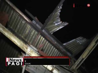 Belasan rumah di 2 desa hancur diterjang angin puting beliung di Simalungun - iNews Pagi 07/10