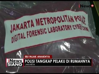 Polisi tangkap ibu yang terekam video menginjak anaknya sendiri - iNews Siang 07/10